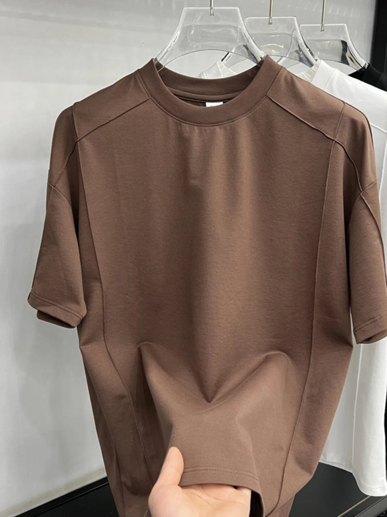 Men's Plus Size Oversized Round Neck T-Shirt