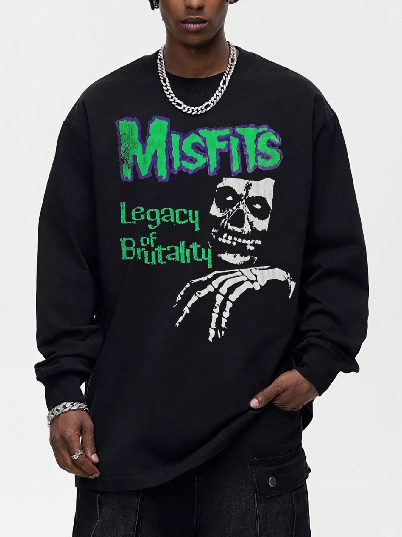 Men's Graphic Long Sleeve Sweatshirt