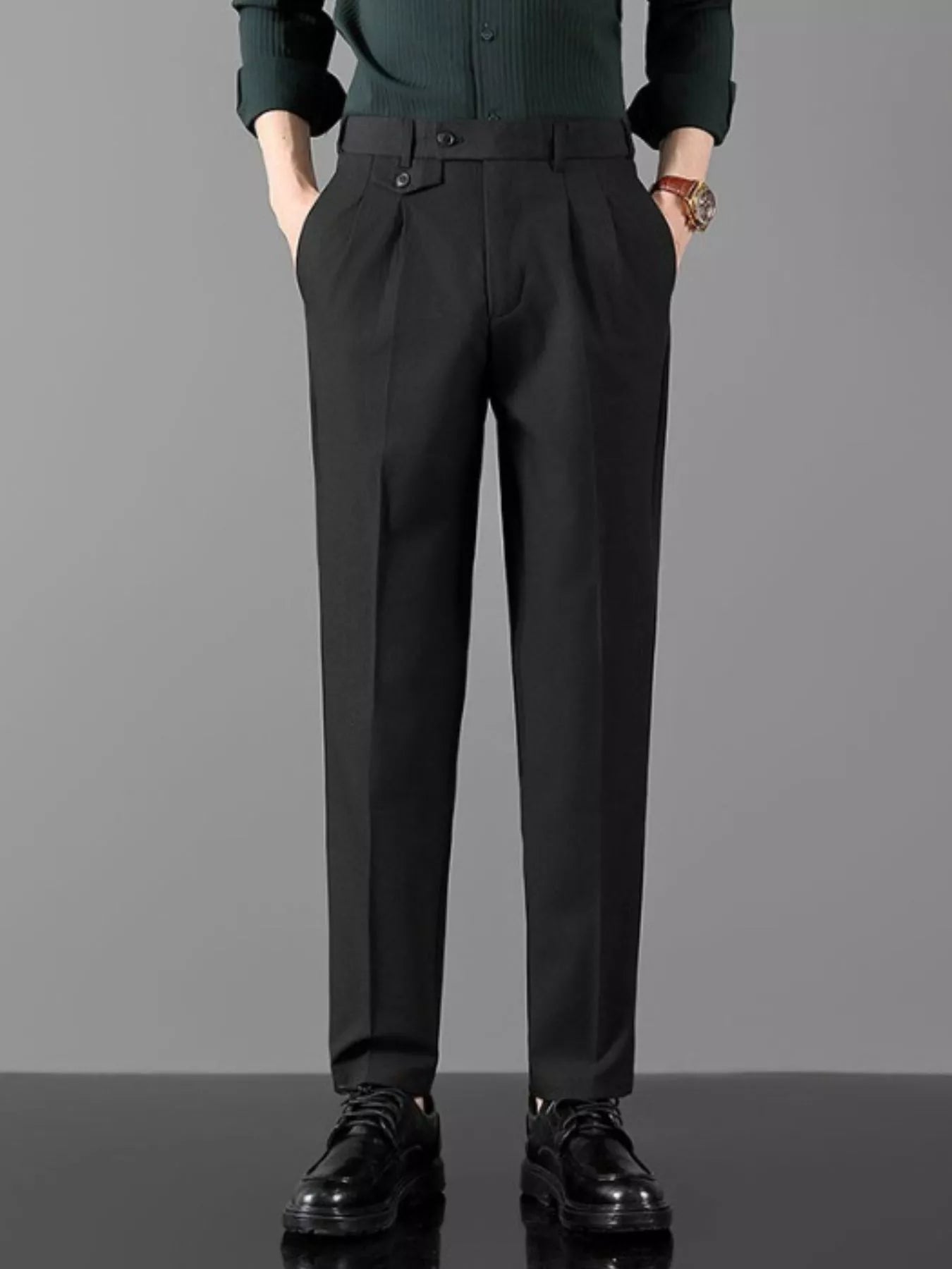 Men's Pleated Detail Pants