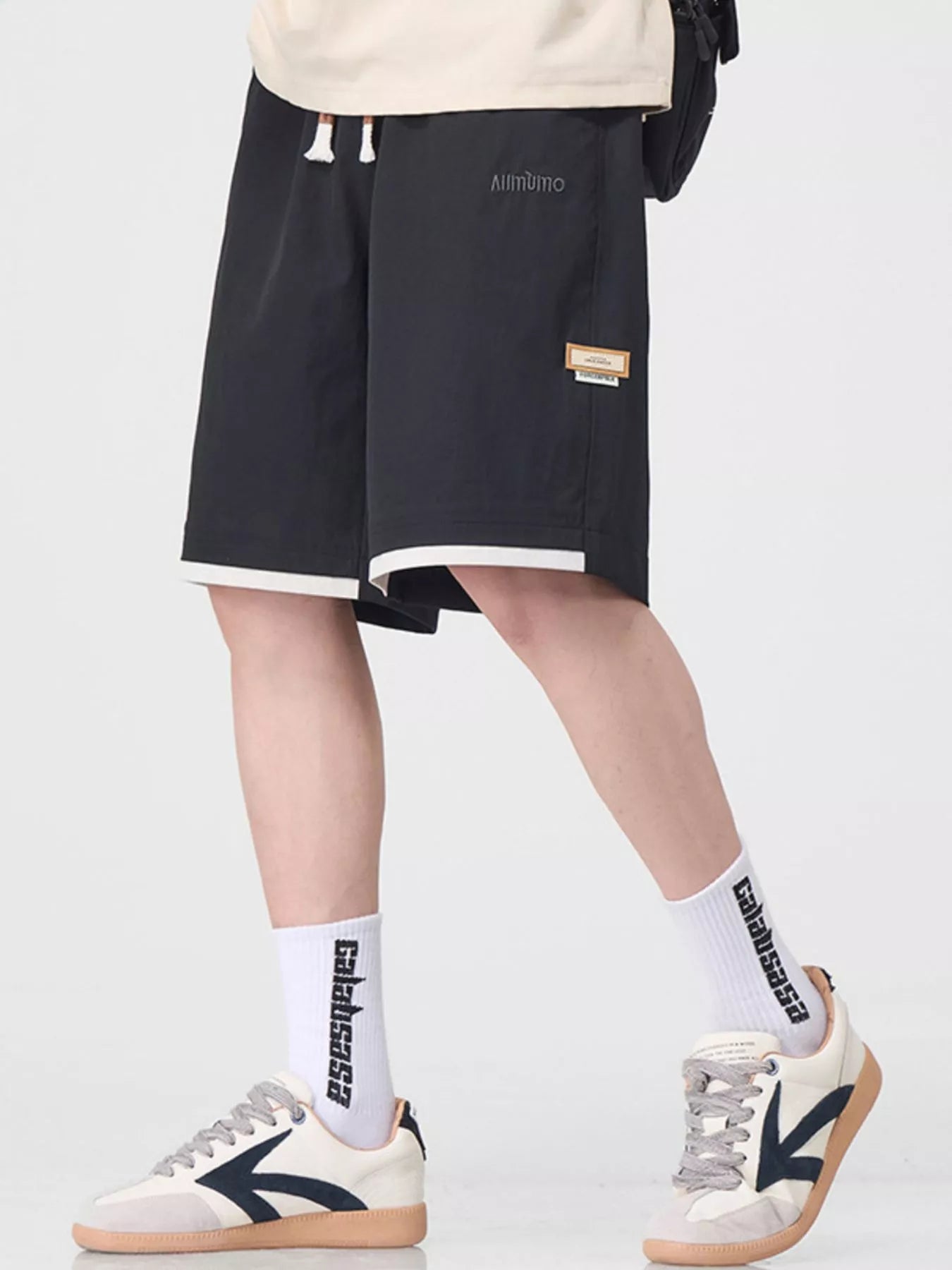 Men's Plus Size Drawstring Loose Fit Shorts