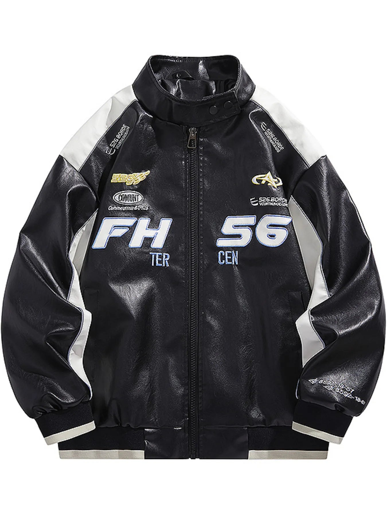 Men's Plus Size Zip Up Long Sleeve Jacket