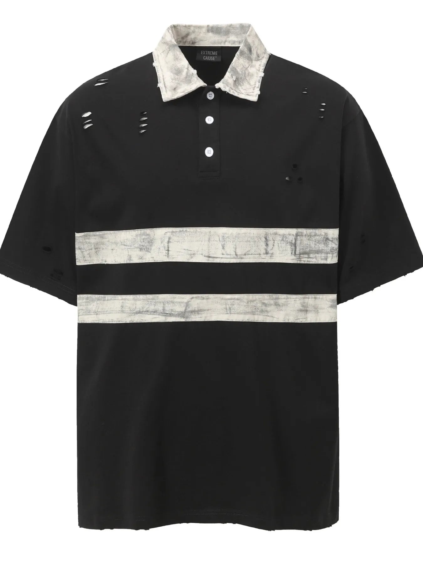 Men's Striped Short Sleeve Polo