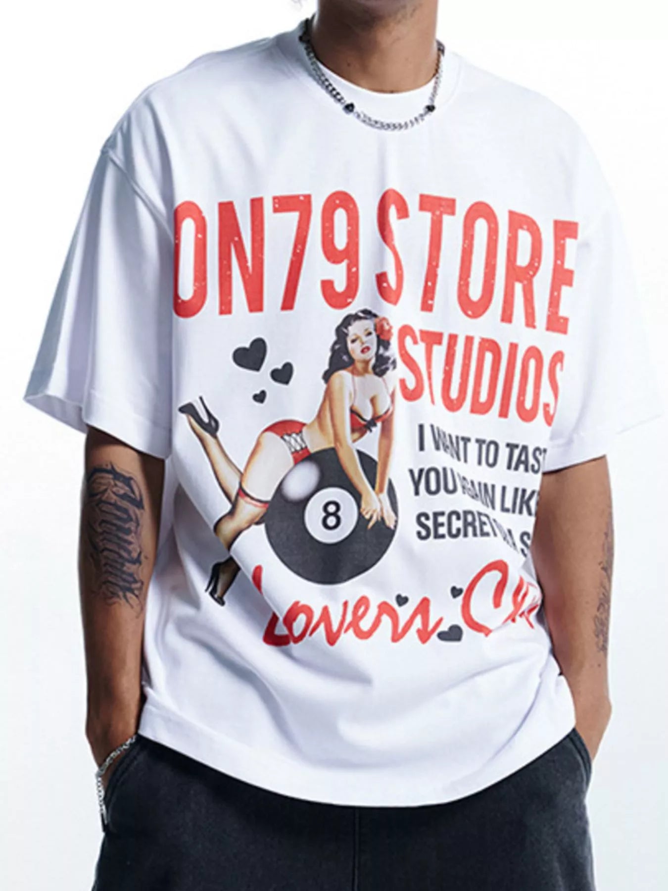 Men's Graphic Round Neck Short Sleeve T-Shirt