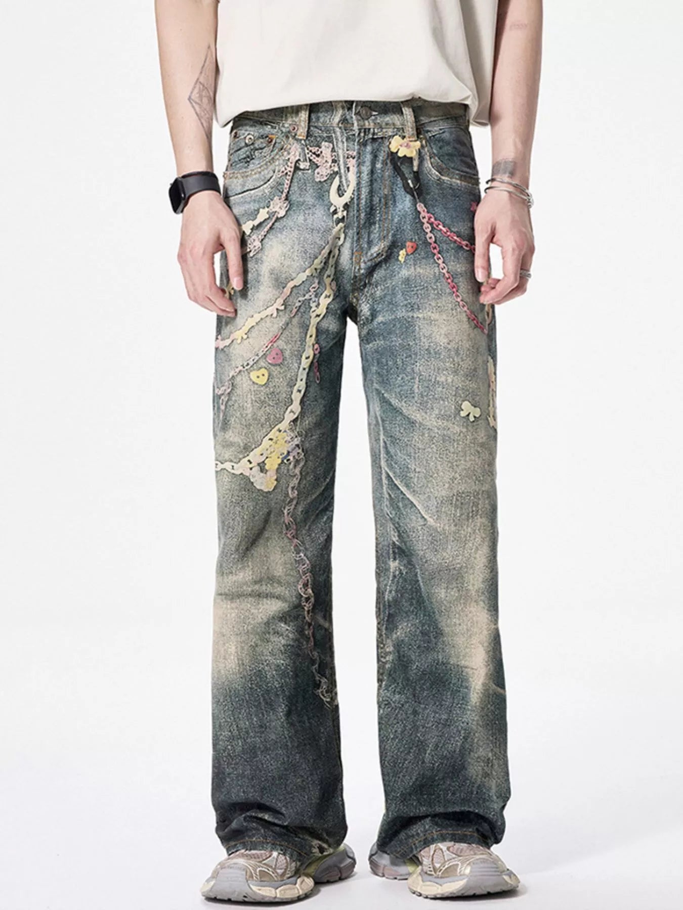 Men's Wide Leg Jeans