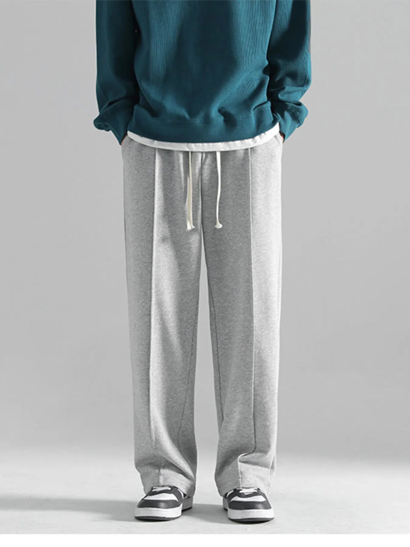 Men's Plus Size Casual Loose Fit Drawstring Sweatpants