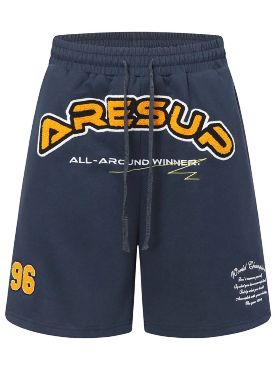 Men's Letter Drawstring Shorts