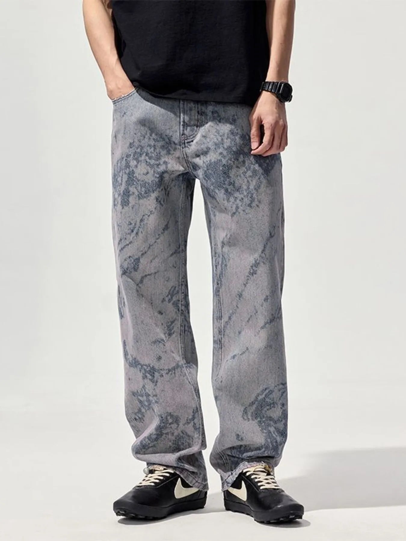 Men's Wide Leg Jeans