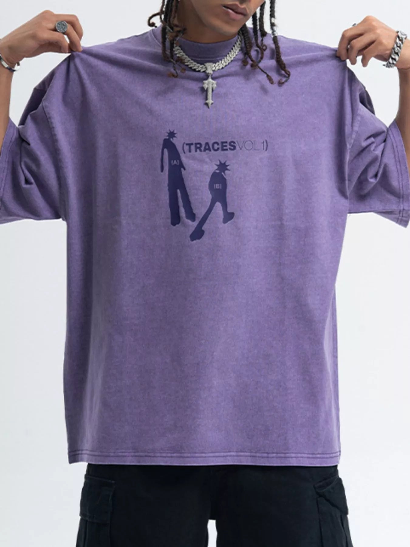 Men's Washed Graphic Short Sleeve T-Shirt